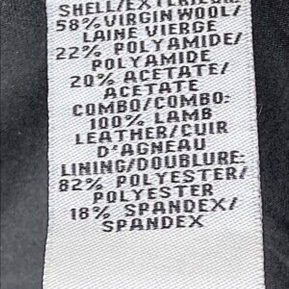 Authentic DVF Diane Von Furstenberg Leopard Print Moto, Wool/Leather Jacket, 6. - Picture 8 of 11